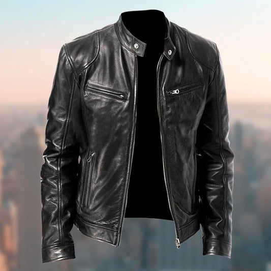 Josh | Retro Leather Jacket