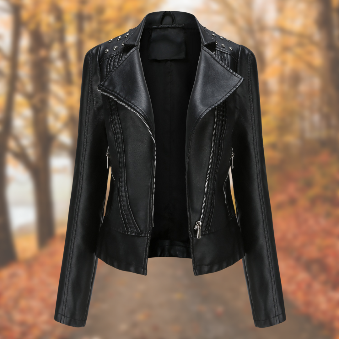 Studded Premium Leather Jacket