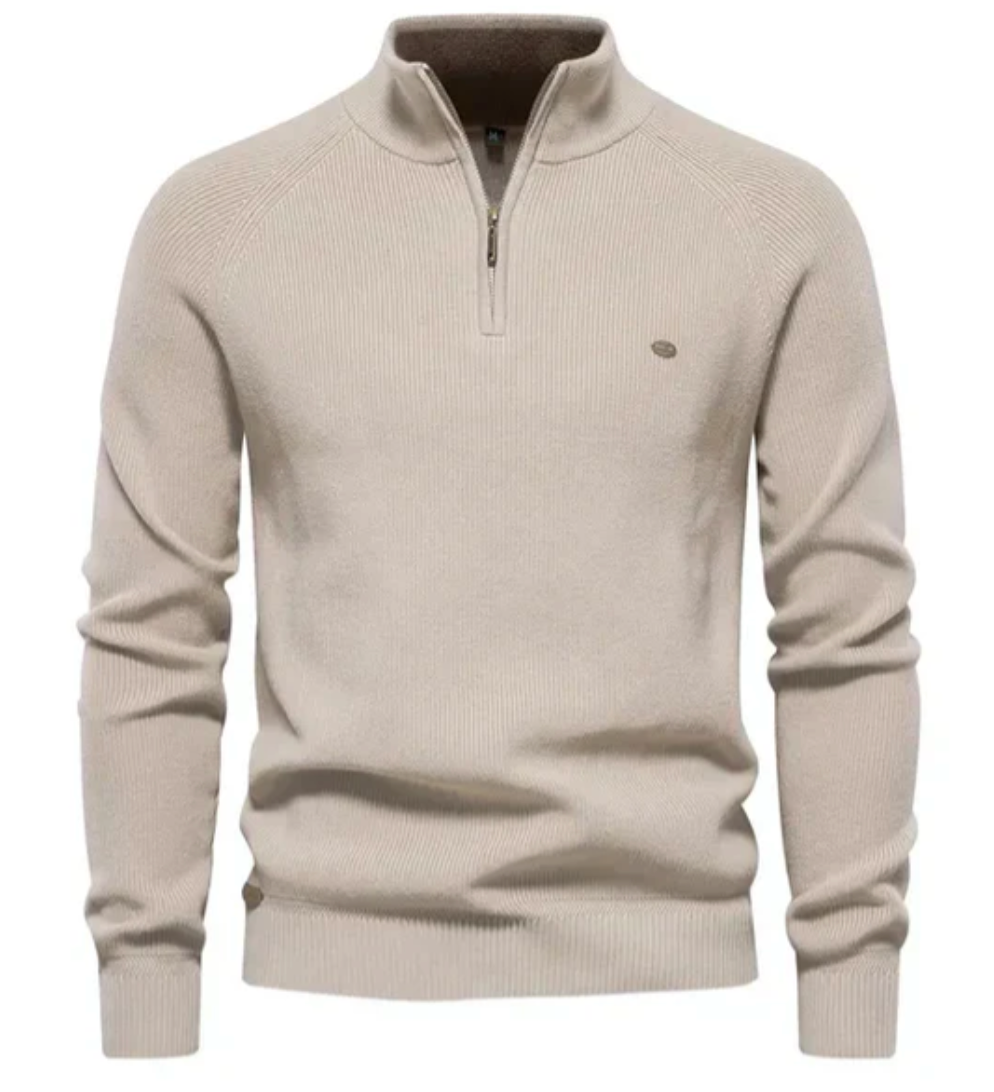 ALAN™ - COTTON KNIT SWEATER FOR MEN