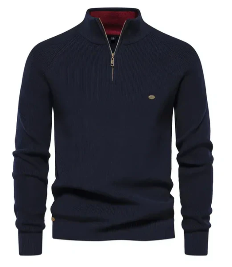 ALAN™ - COTTON KNIT SWEATER FOR MEN