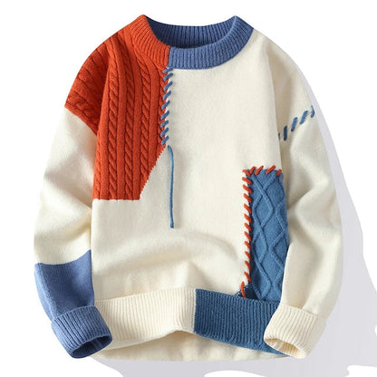 Harvest Patch™ - Autumn Patchwork Sweater