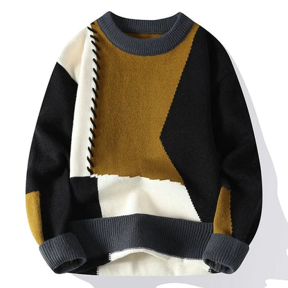 Harvest Patch™ - Autumn Patchwork Sweater